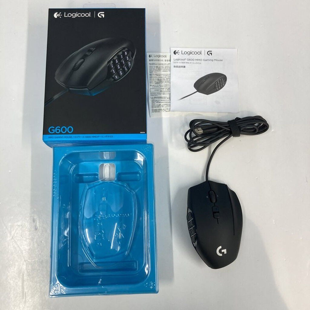 中古 Logicool G600t (MMO向けゲーミングマウス ブラック) 146974