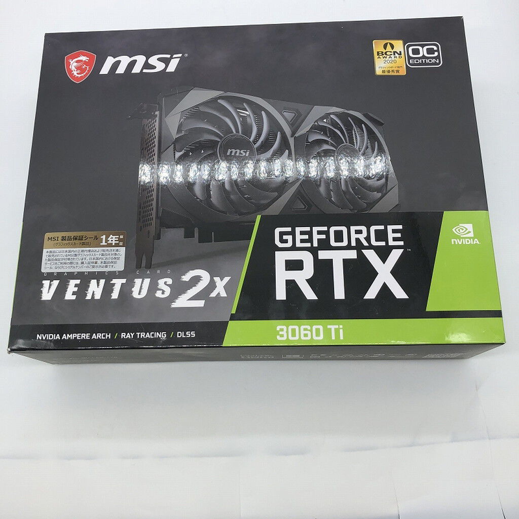 中古 MSI GeForce RTX 3060 Ti VENTUS 2X OC (RTX3060Ti 8GB) 144193