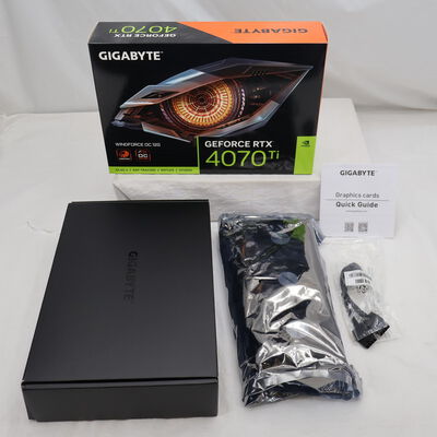【通販センター】中古  GIGABYTE GV-N407TWF3OC-12GD（RTX4070Ti 12GB） 3480041552 