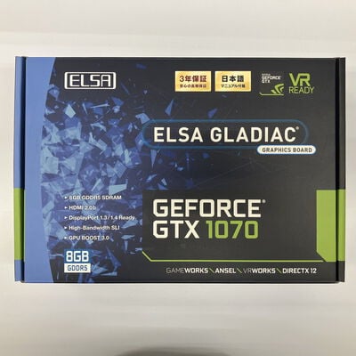 【徳島住吉店】中古  各社 GeForce GTX1070 (8GB PCI-E) 130945【8/14価格改定!】 