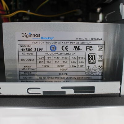 【通販センター】中古  THIRDWAVE Magnate EM041(Intel Core i5 8400/8GB DDR4 (PC4)/SSD500GB/DVDマルチ/オンボード/W11H64 MAR) 194790 