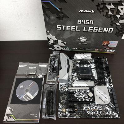 【長野稲里店】中古  ASRock B450 Steel Legend (B450/AM4/ATX/DDR4) 5110000828 