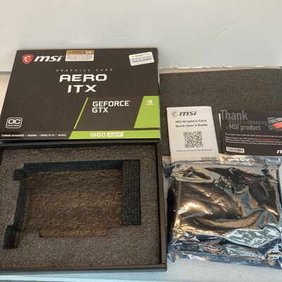 【京都店】中古  MSI GeForce GTX 1660 SUPER AERO ITX OC (GTX1660 SUPER) 141207 