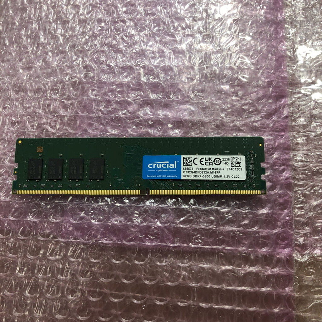 中古 PC4-25600 32GB デスクトップ用(DDR4-3200) 143224 （339936