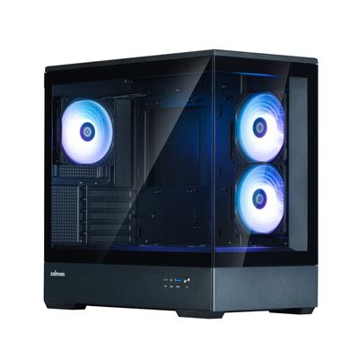 ZALMAN  P30 Black V2 (MicroATX ガラス ブラック) 
