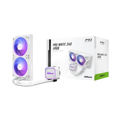 ASRock  Pro White 240 ARGB (240mm ホワイト) 