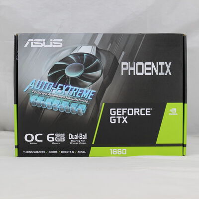 【通販センター】中古  ASUS PH-GTX1660-O6G（GTX1660 6GB） 3480035529 