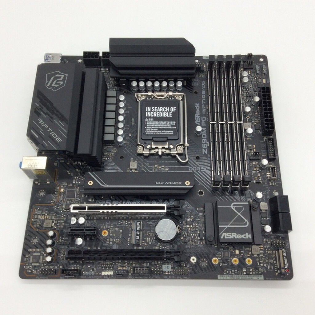 中古 ASRock Z690M PG Riptide/D5 (Z690 1700 mATX DDR5) 1300008192