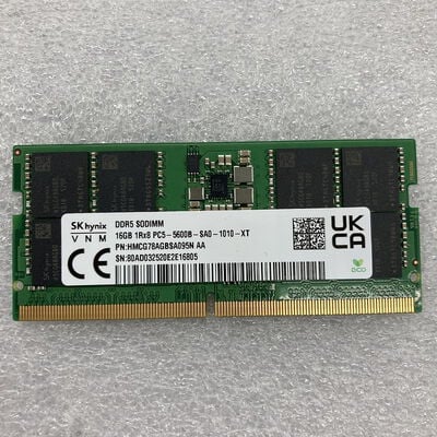 【京都店】中古  PC5-44800 16GB ノート用(DDR5-5600) 178698 