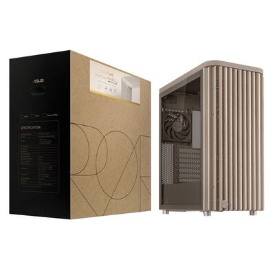 ASUS  PROART PA401 WOOD TG PWM BEIGE (ATX ガラス ベージュ)