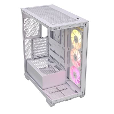 Corsair  3500X ARGB Tempered Glass White CC-9011279-WW (E-ATX ガラス ホワイト) 