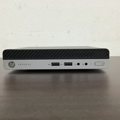 【福山ココローズ店】中古  HP　ProDesk 400 G5　Desktop mini(i3 9100T/4GB/SSD120GB/W10P) 5090000438【8/14価格改定!】 