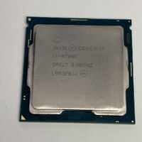 中古  INTEL Core i7 9700K (1151/3.60GHz/12M/C8/T8) 138481 