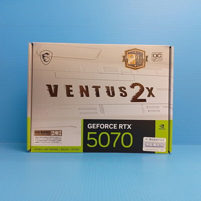 【大須店】中古  MSI GeForce RTX 5070 12G VENTUS 2X OC WHITE 3120023596 