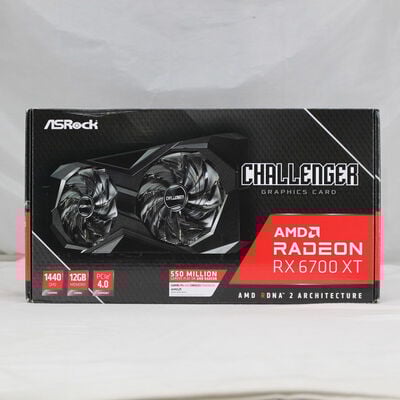 【通販センター】中古  ASRock Radeon RX 6700 XT Challenger D 12GB（RX6700XT 12GB） 3480033979 