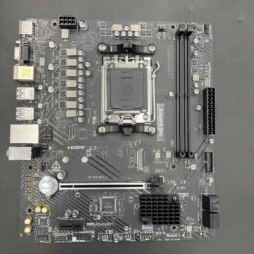 中古 MSI PRO B650M-E(B650 AM5 mATX DDR5) 5370000750 （326889
