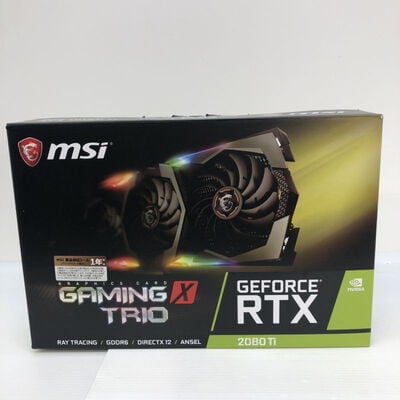 【徳島住吉店】中古  MSI GeForce RTX 2080 Ti GAMING X TRIO (RTX2080Ti) 138193 