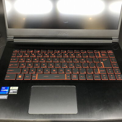 【宇都宮鶴田店】中古  MSI GF63 Thin 11UD(i7-11800H/16GB/SSD512GB/RTX3050Ti/Windows11Home) 4580000998 