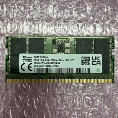 【町田店】中古  PC5-44800 16GB ノート用(DDR5-5600) 178698 