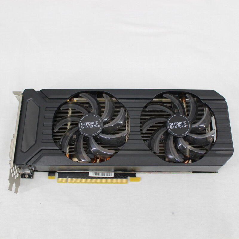超安い品質 中古 Palit NE5107T015P2-1043D (GTX1070Ti 8GB DUAL グラフィックボード・グラボ・ビデオカード