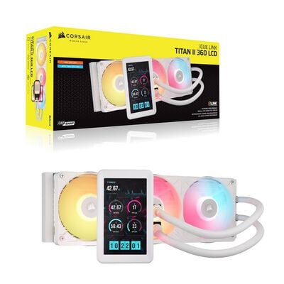 Corsair  iCUE LINK TITAN II 360 RX LCD White CW-9061046-WW (ホワイト) 