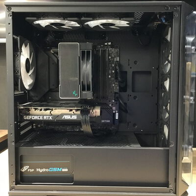【松山環状枝松店】中古  自作PC (Corei7-12700KF/32GB/SSD512GB+SSD500GB/無し/RTX3060Ti 8GB/W11H) 4560001554 