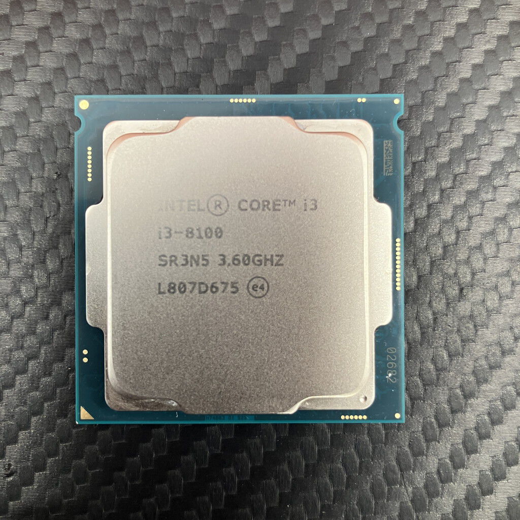中古 INTEL Core i3 8100 (1151/3.60GHz/6M/C4/T4) 136202 （342068