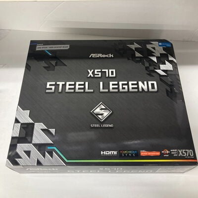 【千葉店】中古  ASRock X570 Steel Legend (X570 AM4 ATX DDR4) 140058 