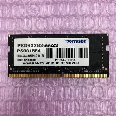 【町田店】中古  PC4-21300 32GB ノート用(DDR4-2666) 177982 