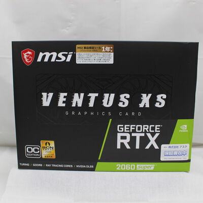 【通販センター】中古  MSI GeForce RTX 2060 SUPER VENTUS XS J OC（RTX2060SUPER 8GB） 3480040053 