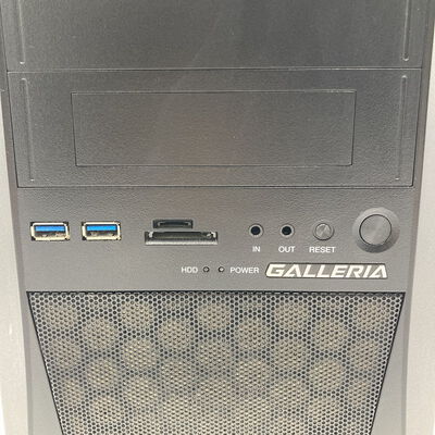 【白山FM松任店】中古  GALLERIA XT(i7 8700/16GB/HDD1TB/GTX1060/DVDマルチ/W10H) 4950000802 