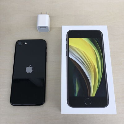 【長野稲里店】中古  Apple iPhoneSE 4.7インチ (第2世代/2020) 128GB (ブラック) 国内版SIMロックフリー MXD02J/A 142459 