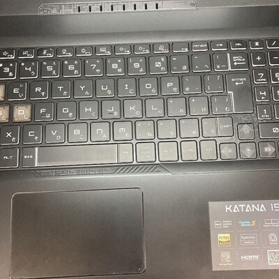 【広島店】中古  MSI katana15 B12V(Corei7 12650H/16GB/SSD1TB/なし/RTX4070 Laptop 8GB/15.6/1920&times;1080/W11H) 3320005334 