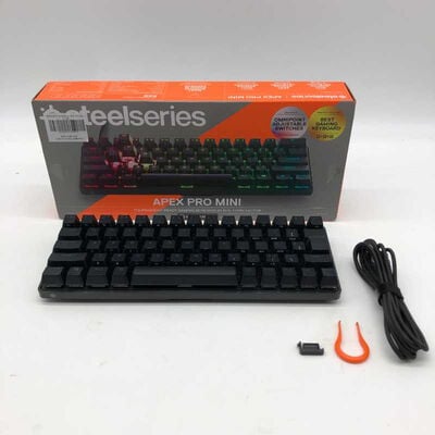 【郡山安積店】中古  SteelSeries Apex Pro Mini JP (有線ゲーミングキーボード 60％ 日本語配列) 4640002859 
