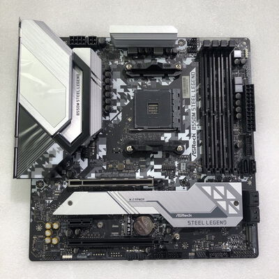 【甲府飯田店】中古  ASRock B550M Steel Legend (B550 AM4 mATX DDR4) 142939 