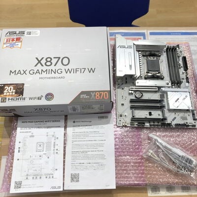 【宮崎恒久店】中古  ASUS X870 MAX GAMING WIFI7 W (X870 AM5 ATX DDR5) 5160000863 