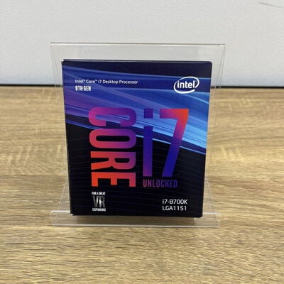 【津ラッツ店】中古  INTEL Core i7 8700K (1151/3.70GHz/12M/C6/T12) 136197 