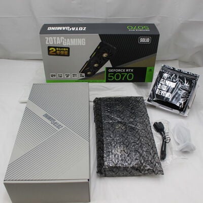 【通販センター】中古  ZOTAC GAMING GeForce RTX 5070 SOLID ZT-B50700D-10P（RTX5070 12GB） 3480039626 