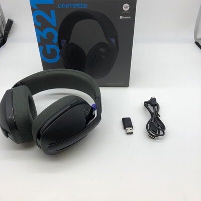 【宇都宮鶴田店】中古  ﾛｼﾞｸｰﾙ G321-BK (無線 ｹﾞｰﾐﾝｸﾞﾍｯﾄﾞｾｯﾄ) 5280001393 