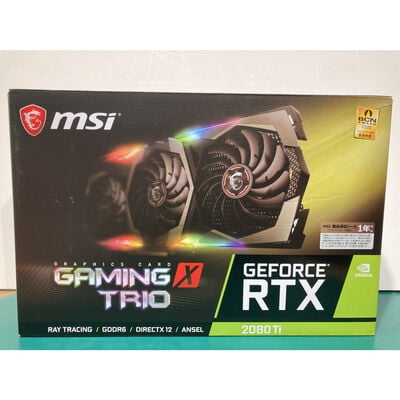 【富山本郷店】中古  MSI GeForce RTX 2080 Ti GAMING X TRIO (RTX2080Ti) 138193 