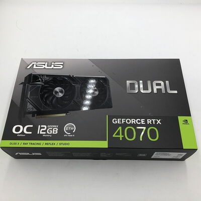 【盛岡都南店】中古  ASUS DUAL-RTX4070-O12G (RTX4070 12GB) 157131 
