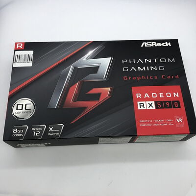 【宇都宮鶴田店】中古  ASRock Phantom Gaming X Radeon RX590 8G OC(RX590) 139067 