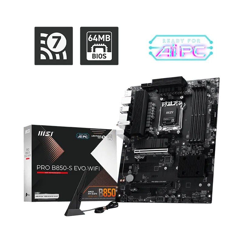 MSI PRO B850-S EVO WIFI (B850 AM5 ATX) ｜ パソコン通販のドスパラ