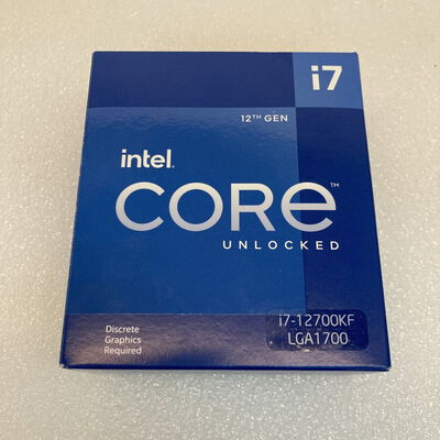【京都店】中古  INTEL Core i7 12700KF (1700/3.6G/25M/C12/T20) 147858 