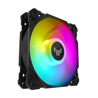 ASUS  TUF Gaming TF120 ARGB Fan - Triple Fan Kit with ARGB Controller ブラック (TUF GAMING TF120 BLACK ARGB 3IN1) 