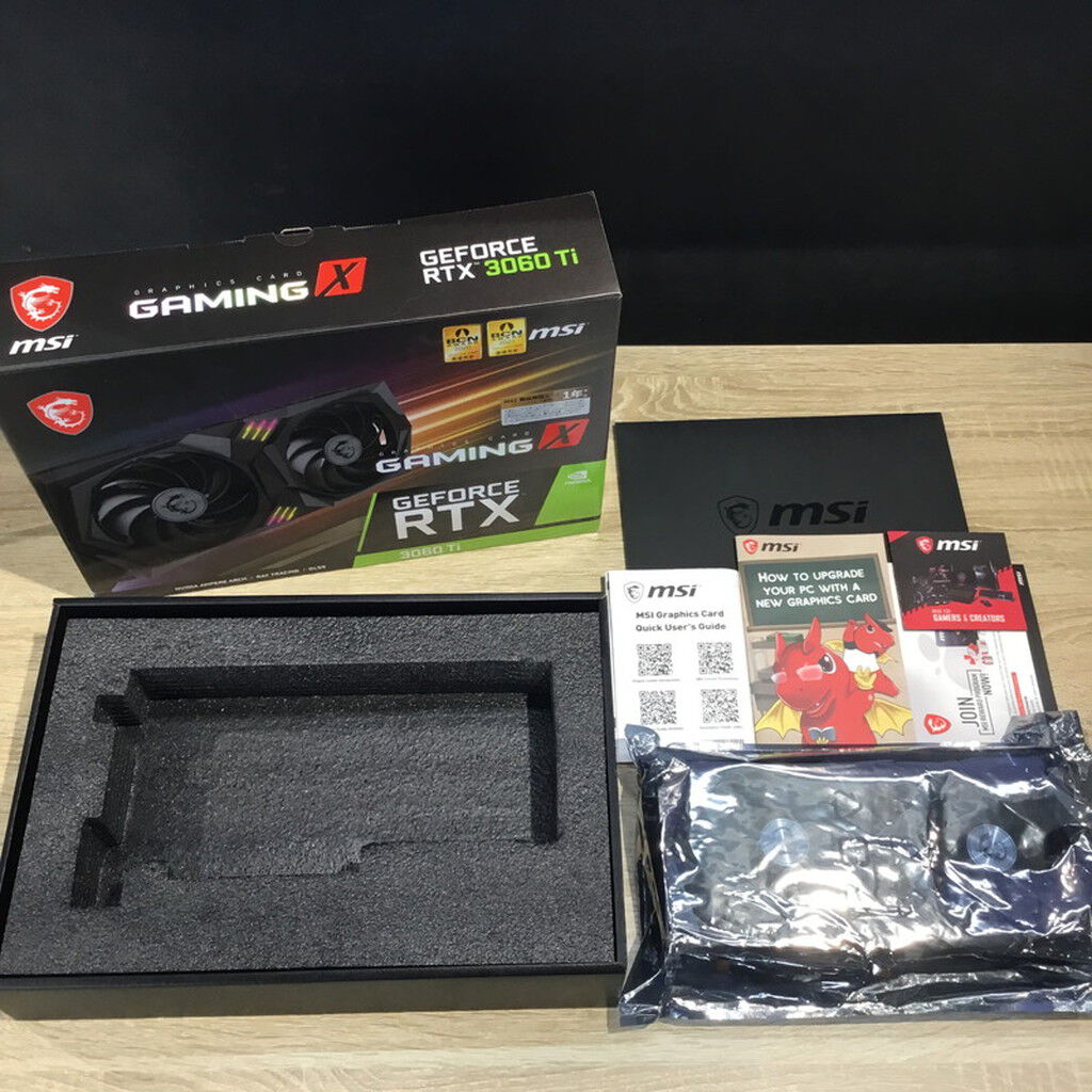 中古 MSI GeForce RTX 3060Ti GAMING X 8G LHR(8GB PCI-E) 4560001668