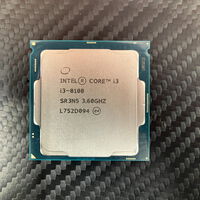 中古  INTEL Core i3 8100 (1151/3.60GHz/6M/C4/T4) 136202 