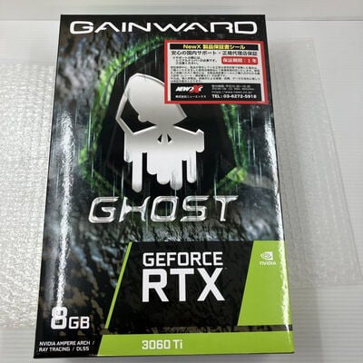 【秋葉原本店】中古  Gainward GeForce RTX3060Ti Ghost V1(RTX3060Ti 8G GDDR6) 3280022461 
