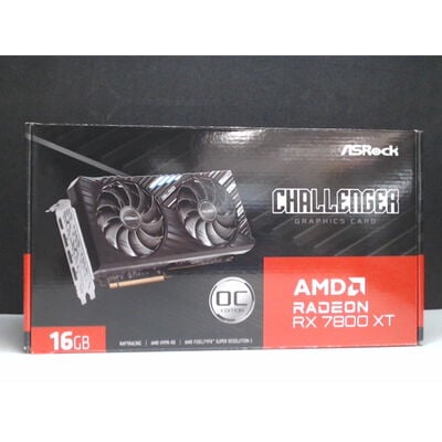 【前橋ｲﾝﾀｰｱｶﾏﾙ店】中古  ASRock RX7800XT CL 16GO RX7800XT Challenger (RX7800XT 16GB) 4540001871 