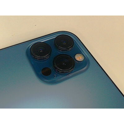 【前橋ｲﾝﾀｰｱｶﾏﾙ店】中古  Apple iPhone12 Pro Max 6.7インチ 128GB (パシフィックブルー) 国内版SIMロックフリー MGCX3J/A 144064 